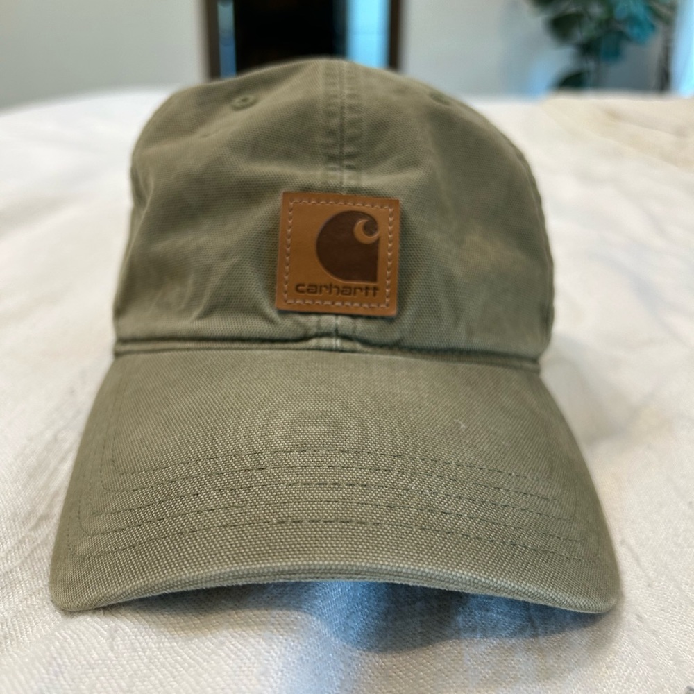 Carhartt Olive Green Velcro Cap